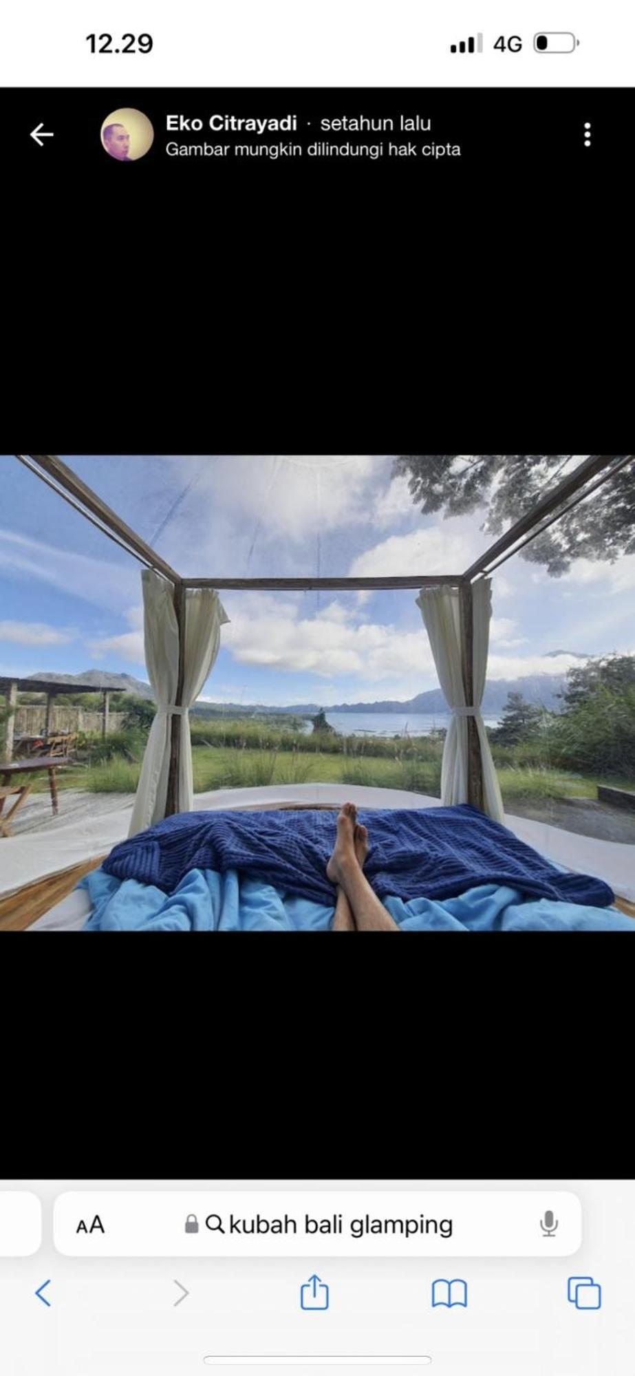 Kubah Bali Glamping Hotel Kintamani Eksteriør billede